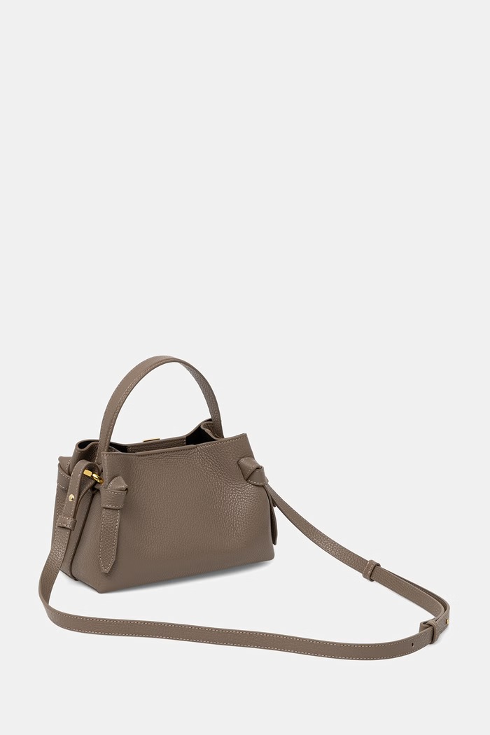 Akcesoria Yuzefi torebka crossbody damska skórzana GYOZA MINI YUZSS25.HB.MGZ.L052 brązowy