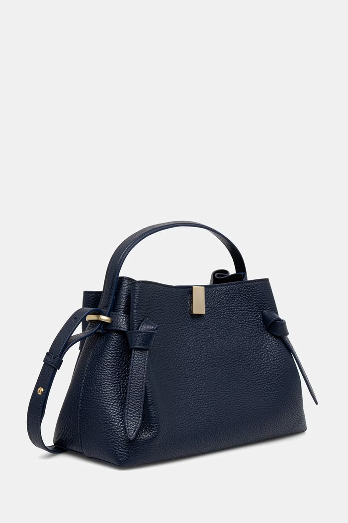Yuzefi torebka crossbody damska skórzana GYOZA YUZSS26.HB.GZ.L063 granatowy AW26