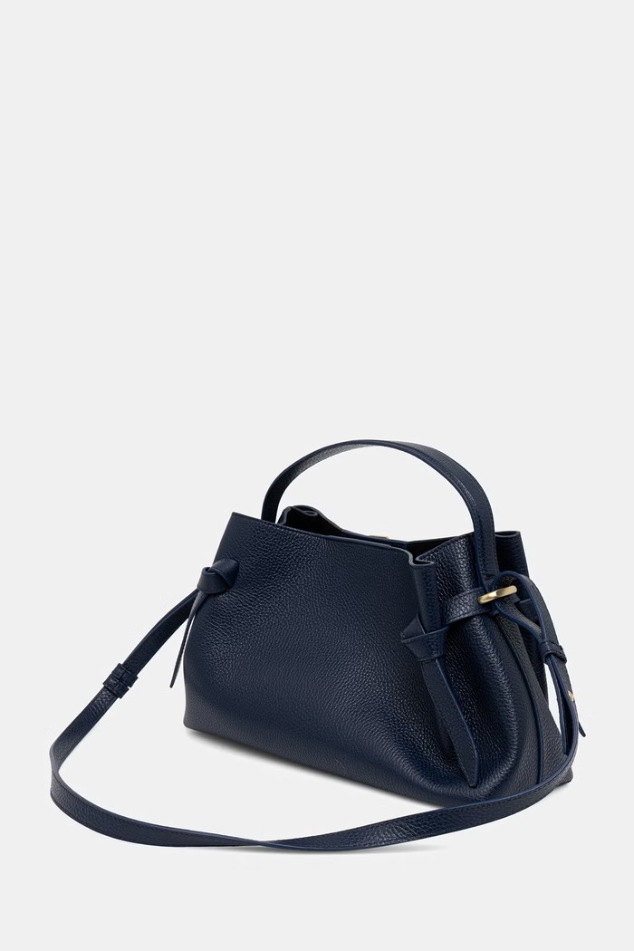Akcesoria Yuzefi torebka crossbody damska skórzana GYOZA YUZSS26.HB.GZ.L063 granatowy
