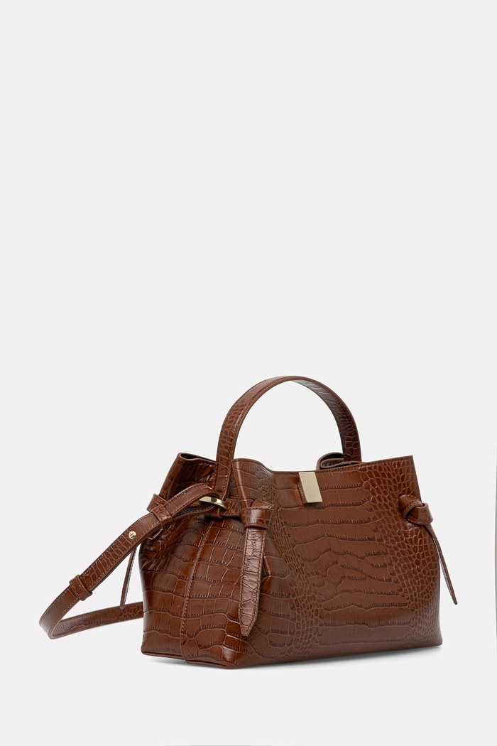 Yuzefi torebka crossbody damska skórzana GYOZA YUZPF26.HB.GZ.L075 brązowy AW26