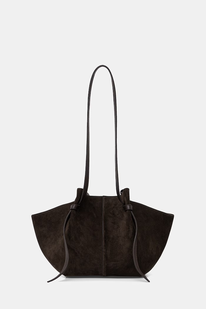 Yuzefi kabelka typu shopper dámska semišová MOCHI hnedá YUZSS26.HB.MO.S029