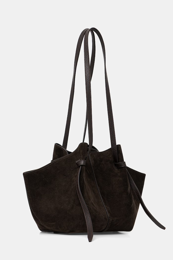 Yuzefi kabelka typu shopper dámska semišová MOCHI YUZSS26.HB.MO.S029 hnedá AW26
