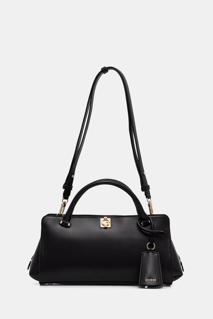 Guess geantă crossbody pentru femei cu imitație de piele AUDREY negru HWVG97.34060
