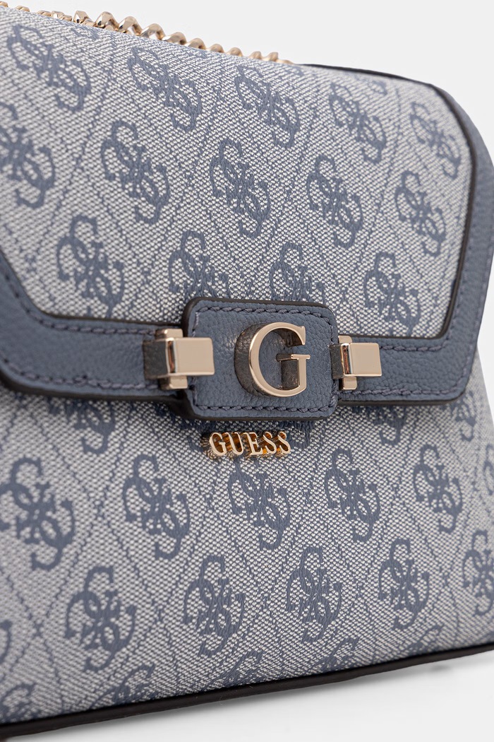 Dodaci Guess crossbody torba za žene od imitacije kože LINDSEY HWSG97.49210 plava
