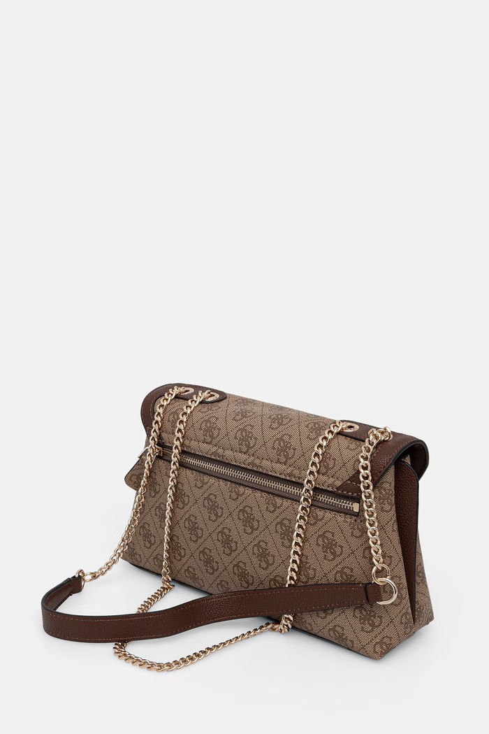 Guess torebka crossbody damska z imitacji skóry LINDSEY beżowy HWSG97.49210