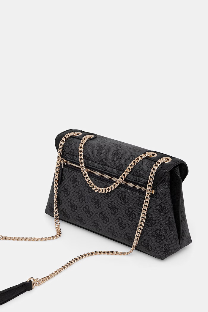 Аксесоари Guess чанта crossbody дамска от имитация на кожа LINDSEY HWSG97.49210 сив