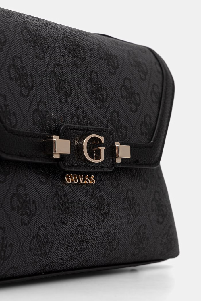 Guess чанта crossbody дамска от имитация на кожа LINDSEY сив HWSG97.49210