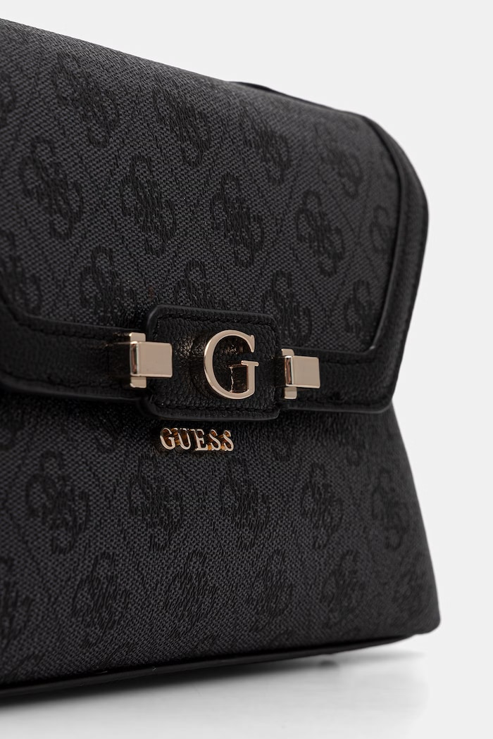Guess чанта crossbody дамска от имитация на кожа LINDSEY сив HWSG97.49210