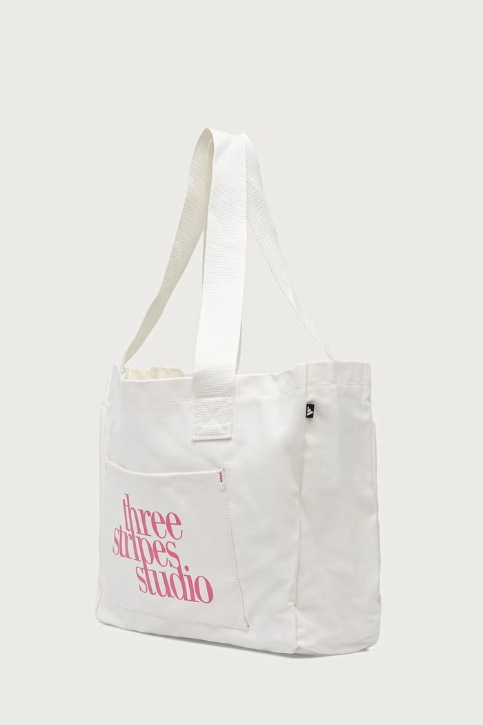 adidas Torebka shopper damska bawełniana KX7876 beżowy AW26