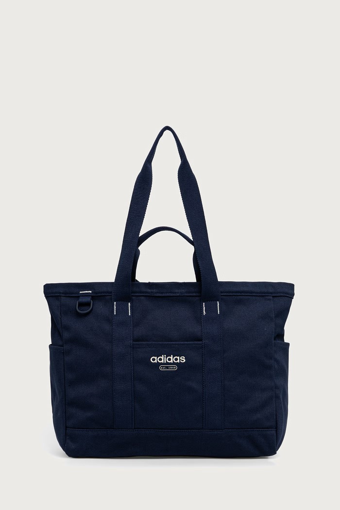 adidas Shopper γυναικεία βαμβακερή σκούρο μπλε KS9565