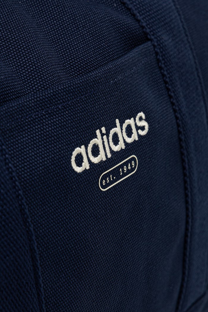Shopper γυναικεία βαμβακερή adidas KS9565 σκούρο μπλε