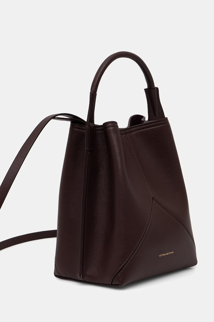 Victoria Beckham borsa da donna in pelle Victoria B326AAC007564A granata AW26