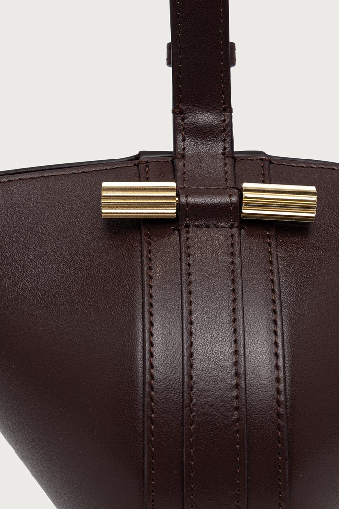Dodatki Victoria Beckham Hobo torbica ženska usnjena Portofino B325AAC006639A bordo
