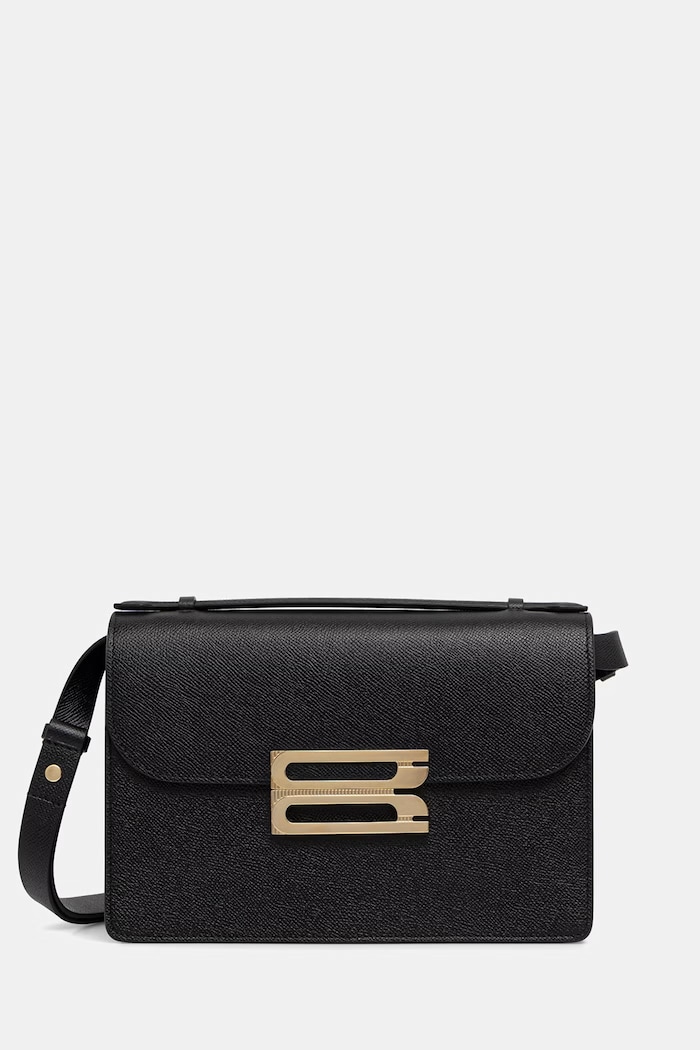 Victoria Beckham torebka crossbody damska skórzana Dorian czarny B125AAC006210A