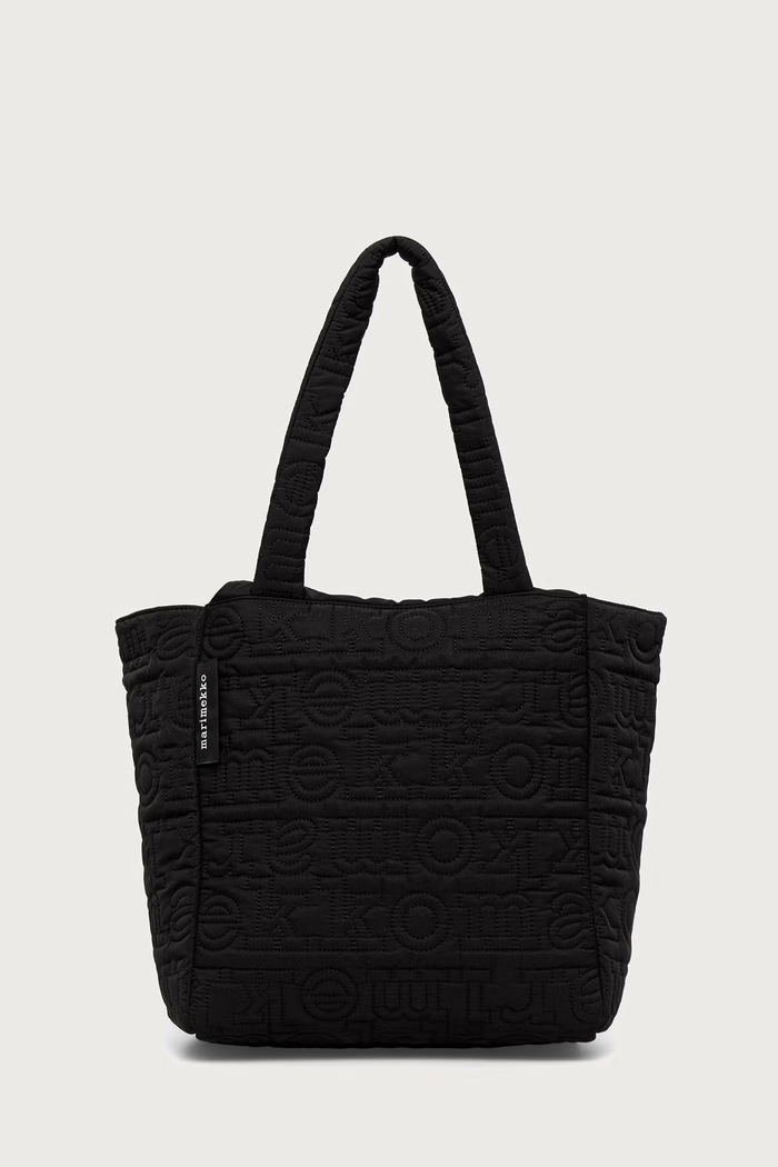 Marimekko Шопинг чанта дамска черен 096116