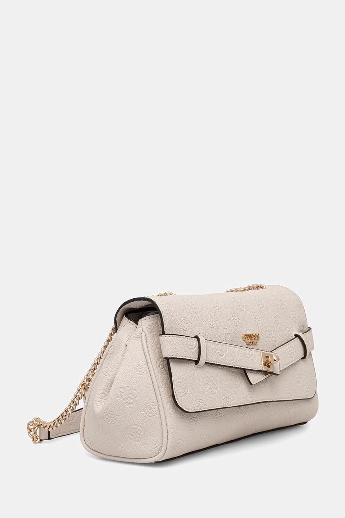 Guess torebka damska z imitacji skóry ELLA HWPD97.46210 beżowy AW26