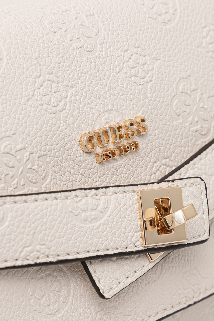 Guess torebka damska z imitacji skóry ELLA beżowy HWPD97.46210