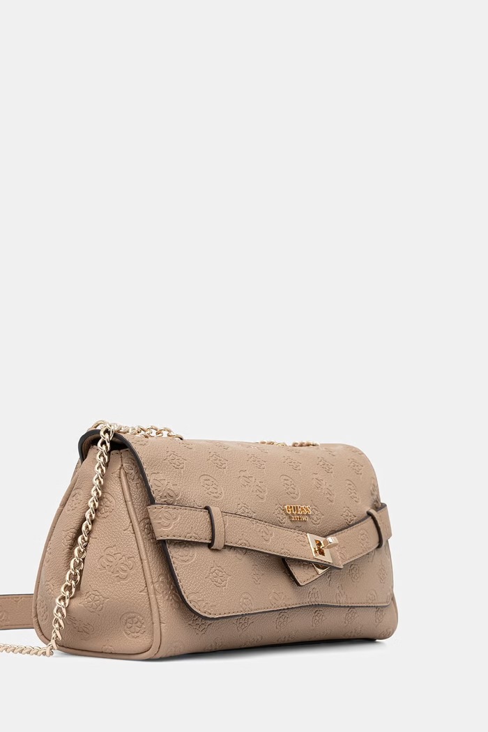 Guess torebka damska z imitacji skóry ELLA HWPD97.46210 beżowy AW26