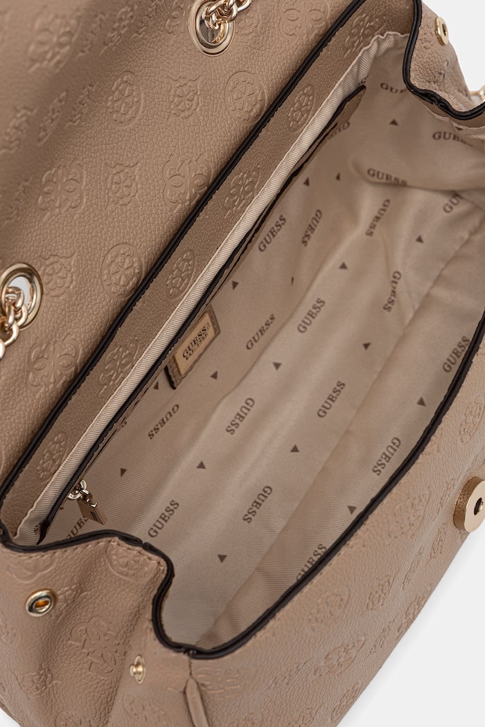 Guess torebka damska z imitacji skóry ELLA HWPD97.46210 beżowy