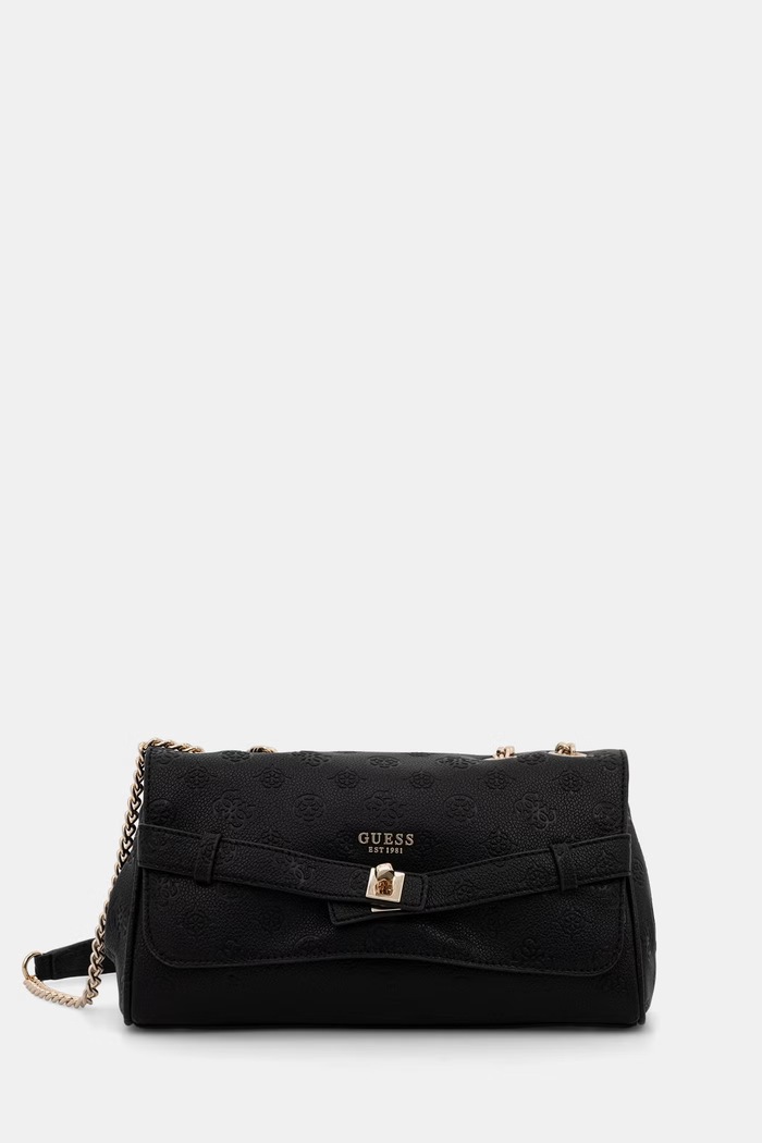 Guess torebka damska z imitacji skóry ELLA czarny HWPD97.46210