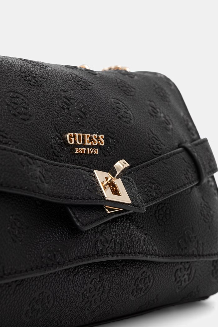 Guess torebka damska z imitacji skóry ELLA czarny HWPD97.46210