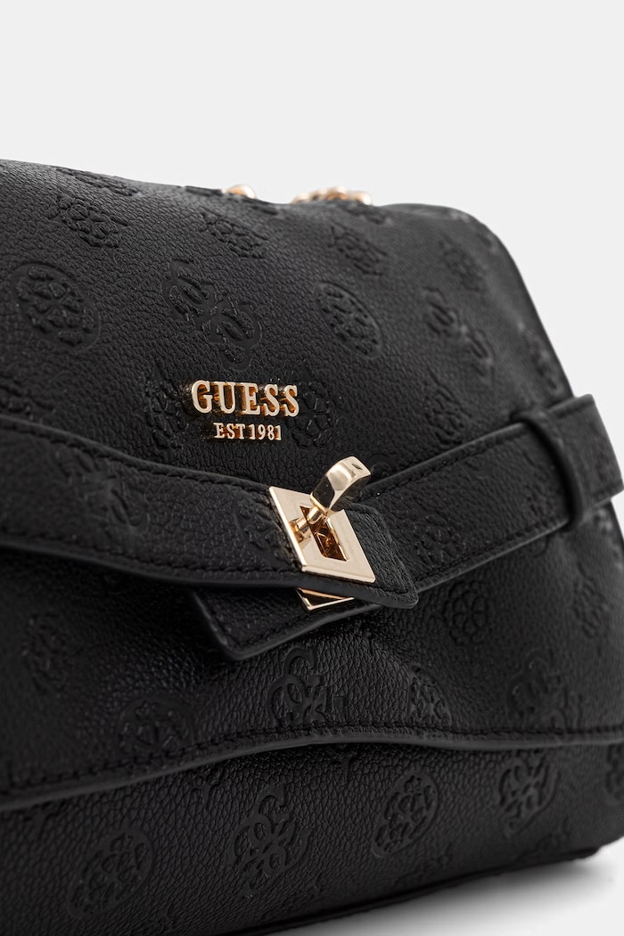 Guess torebka damska z imitacji skóry ELLA czarny HWPD97.46210