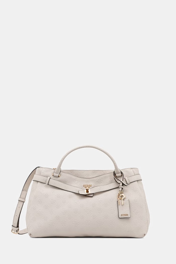Guess torebka crossbody damska z imitacji skóry ELLA beżowy HWPD97.46060