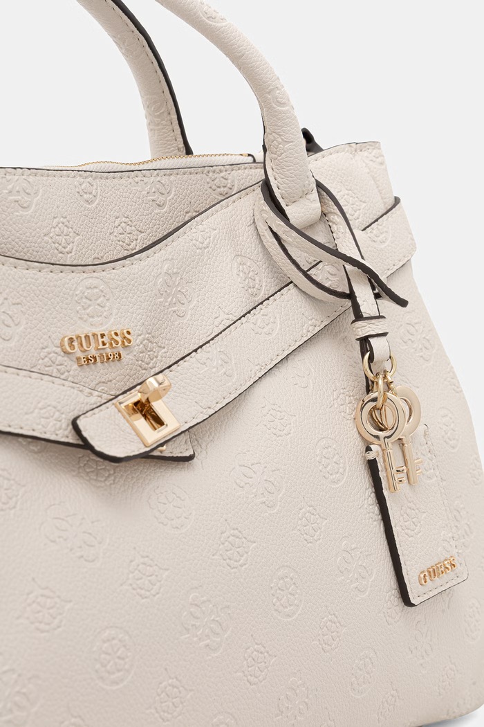 Guess torebka crossbody damska z imitacji skóry ELLA beżowy HWPD97.46060