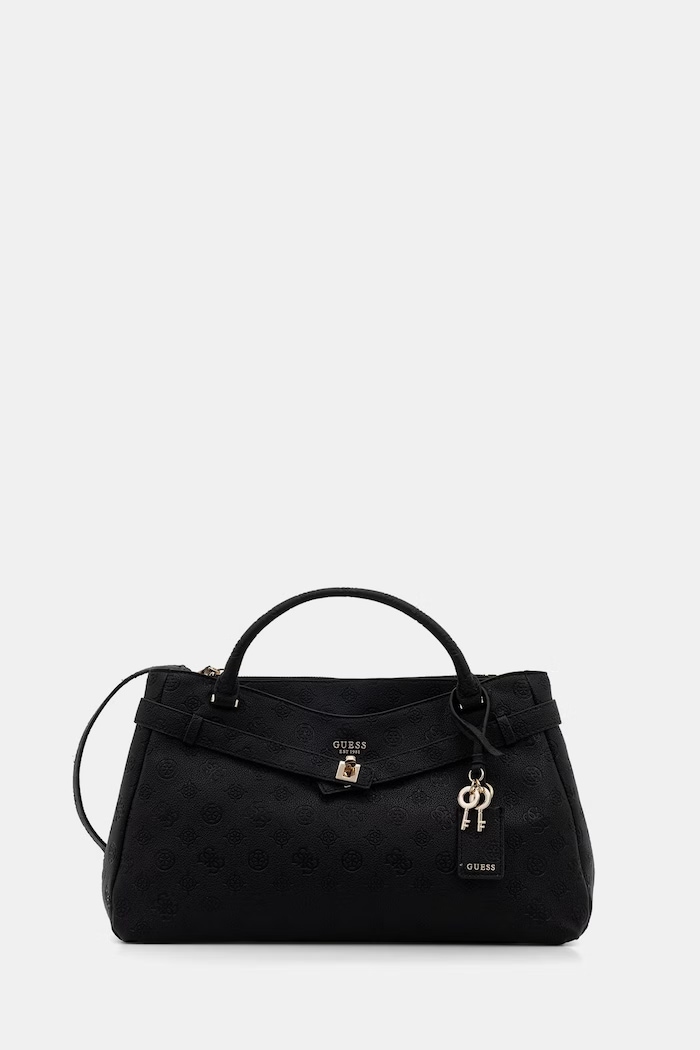 Guess crossbody torbica ženska iz umetnega usnja ELLA črna HWPD97.46060
