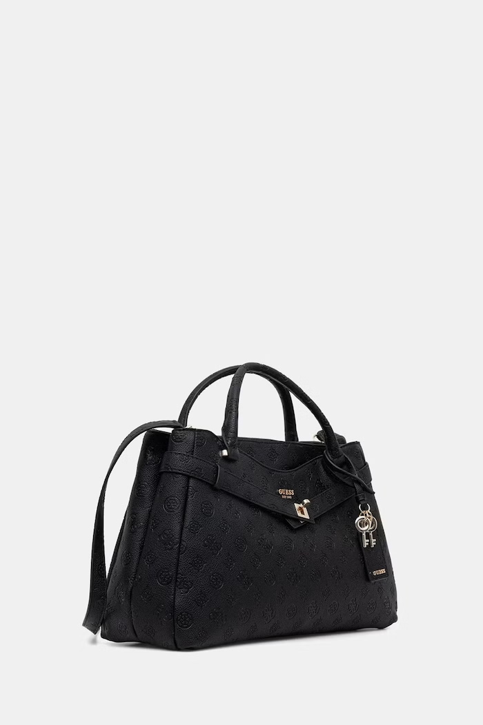 Guess crossbody torbica ženska iz umetnega usnja ELLA HWPD97.46060 črna AW26