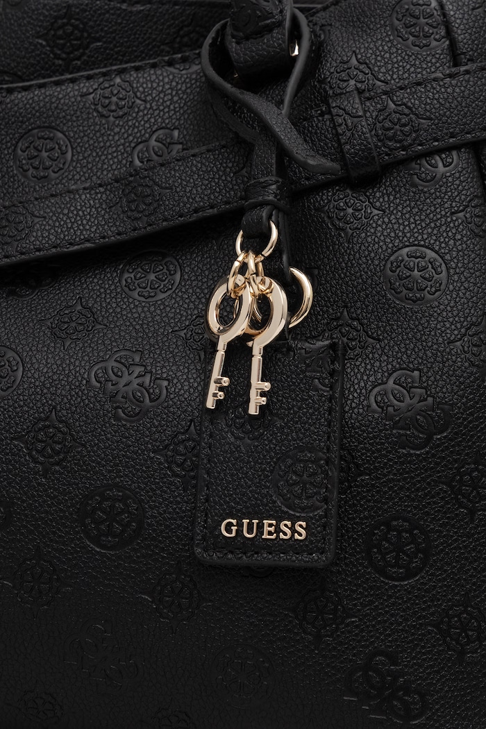 Guess crossbody torbica ženska iz umetnega usnja ELLA črna HWPD97.46060