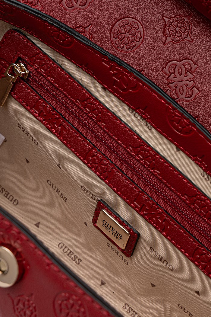 Guess baguette Γυναικεία από απομίμηση δέρματος DIANA HWPD97.27200 κόκκινο