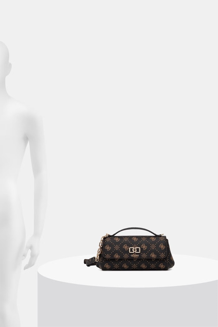 Guess crossbody torbica ženska iz umetnega usnja EMELIE HWGP99.28190