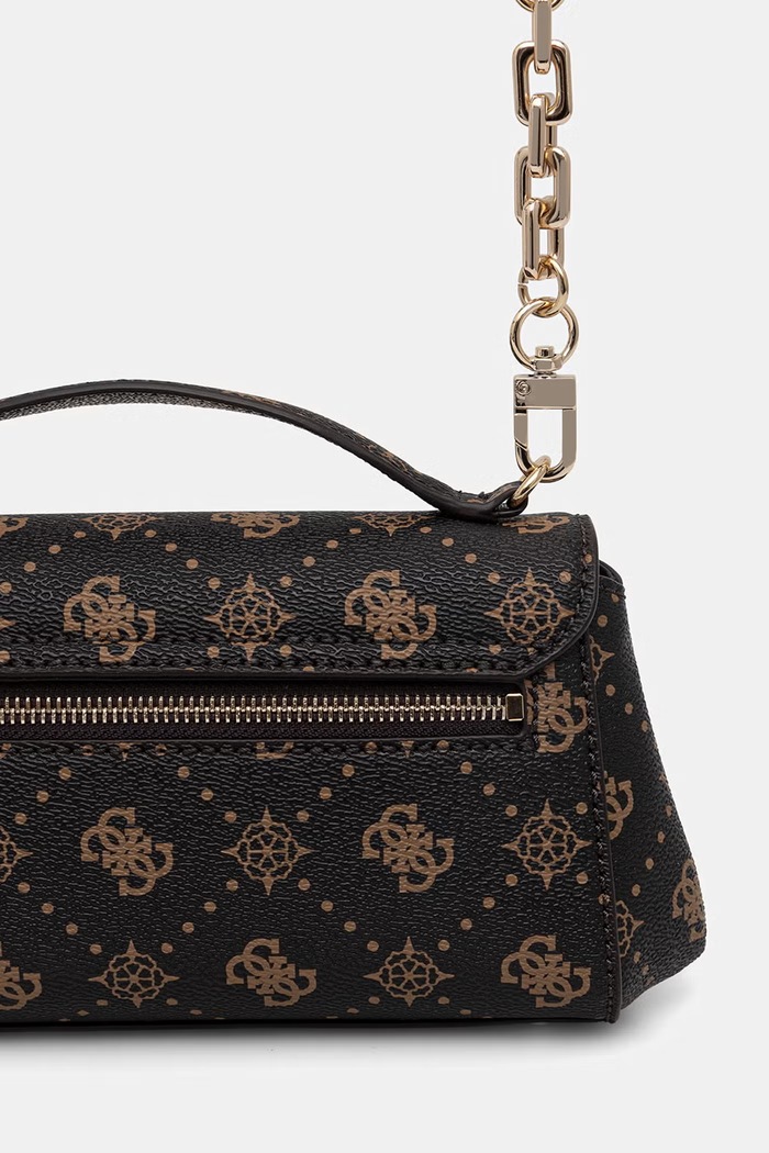 Dodatki Guess crossbody torbica ženska iz umetnega usnja EMELIE HWGP99.28190 rjava
