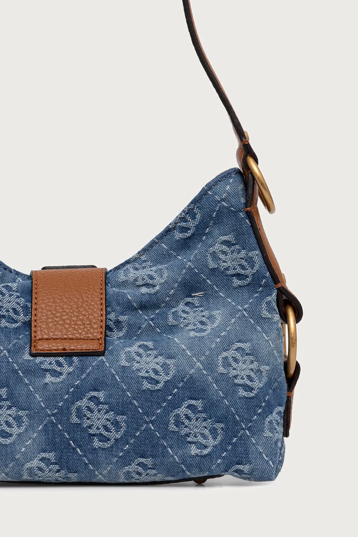 Guess mala torba hobo za žene s pamukom CAMDEN HWDB93.08720 plava AW26