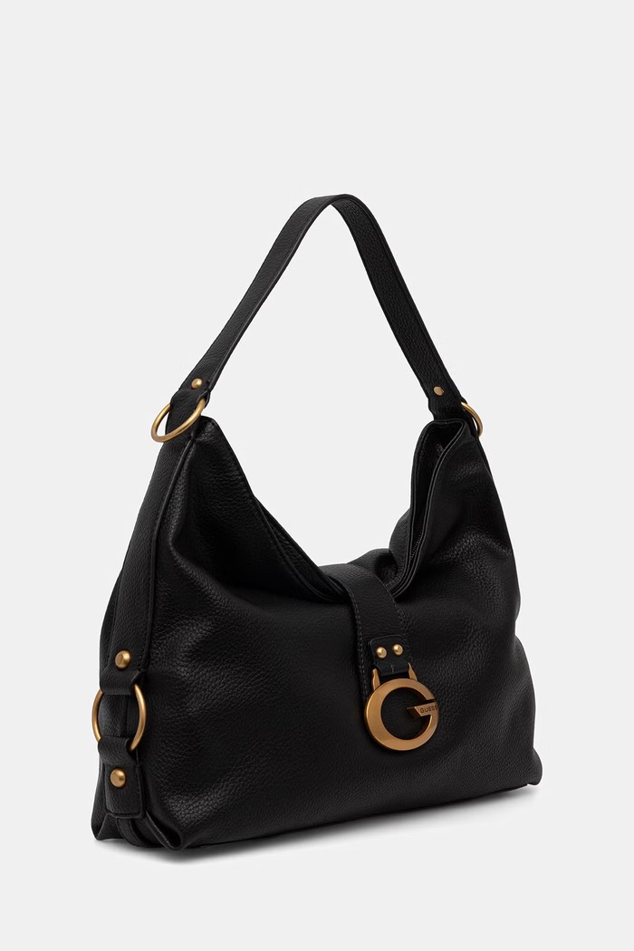 Guess klasična torbica ženska iz umetnega usnja CAMDEN HWBB93.08020 črna AW26