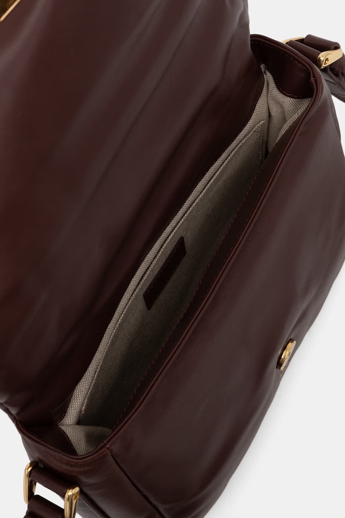 A.P.C. сумка crossbody для женщин из кожи sac grace soft PXCBS.F67022 бордо