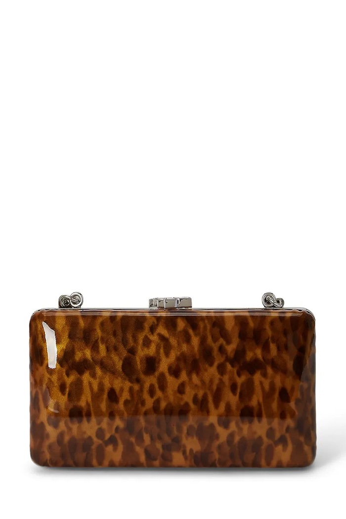 Lauren Ralph Lauren kopertówka damska skórzana 431P11784 brązowy AW26