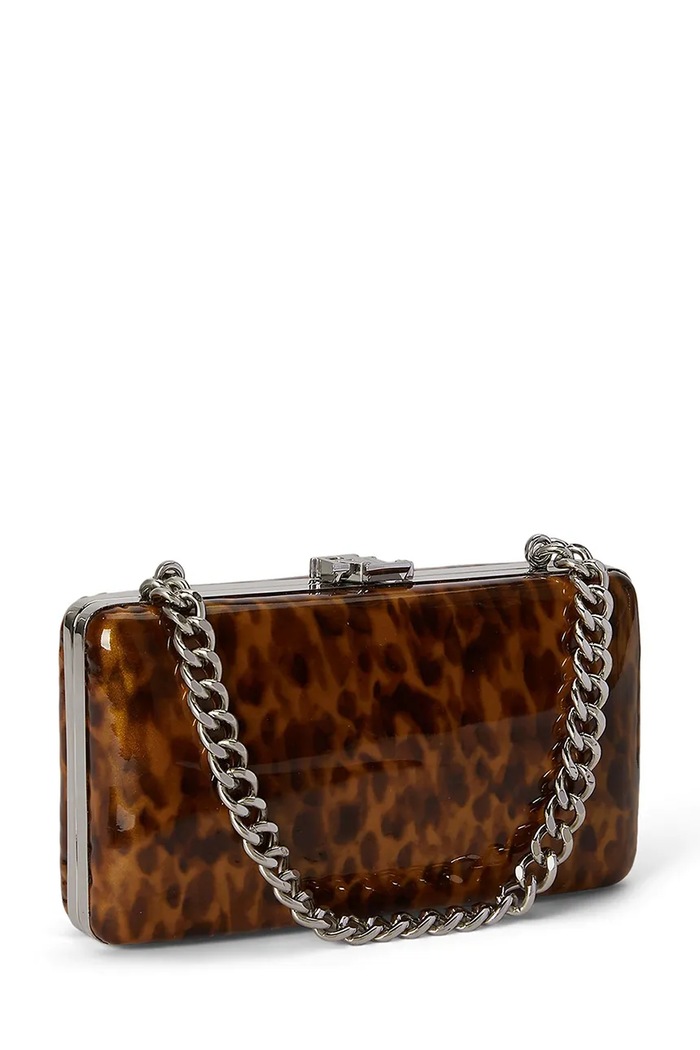 Akcesoria Lauren Ralph Lauren kopertówka damska skórzana 431P11784 brązowy