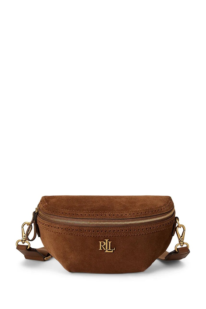 Lauren Ralph Lauren torebka crossbody damska skórzana brązowy 431P15644