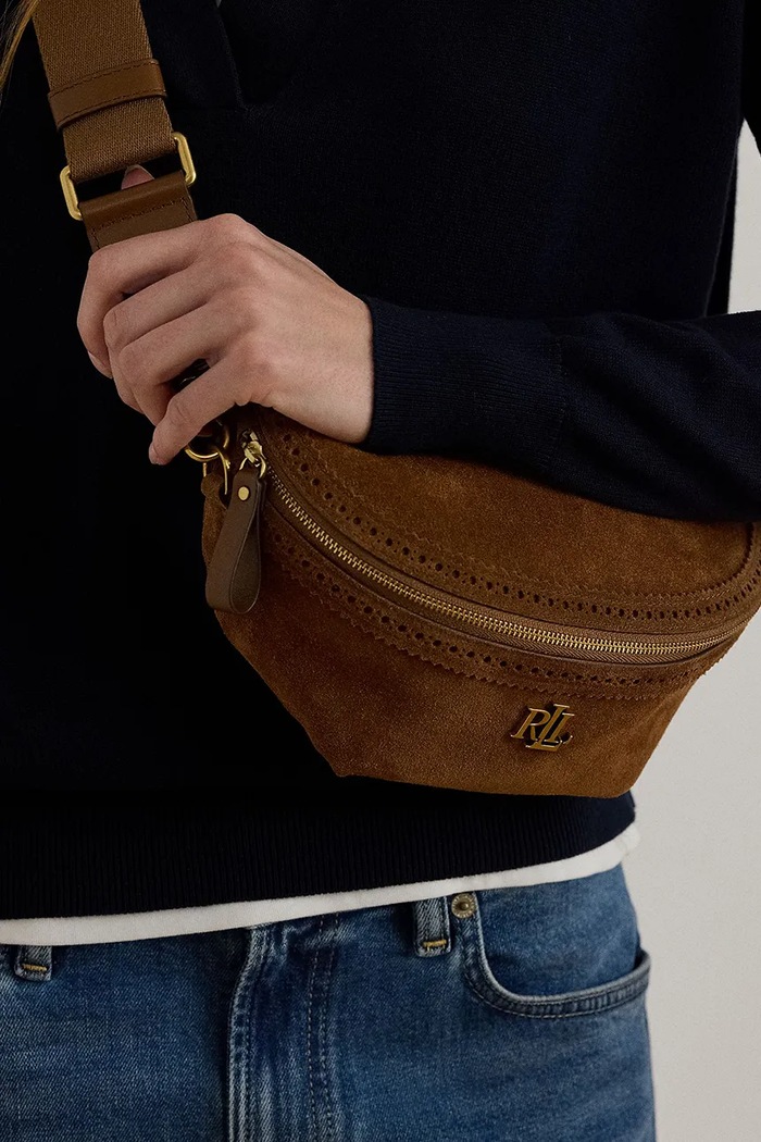 Lauren Ralph Lauren torebka crossbody damska skórzana 431P15644