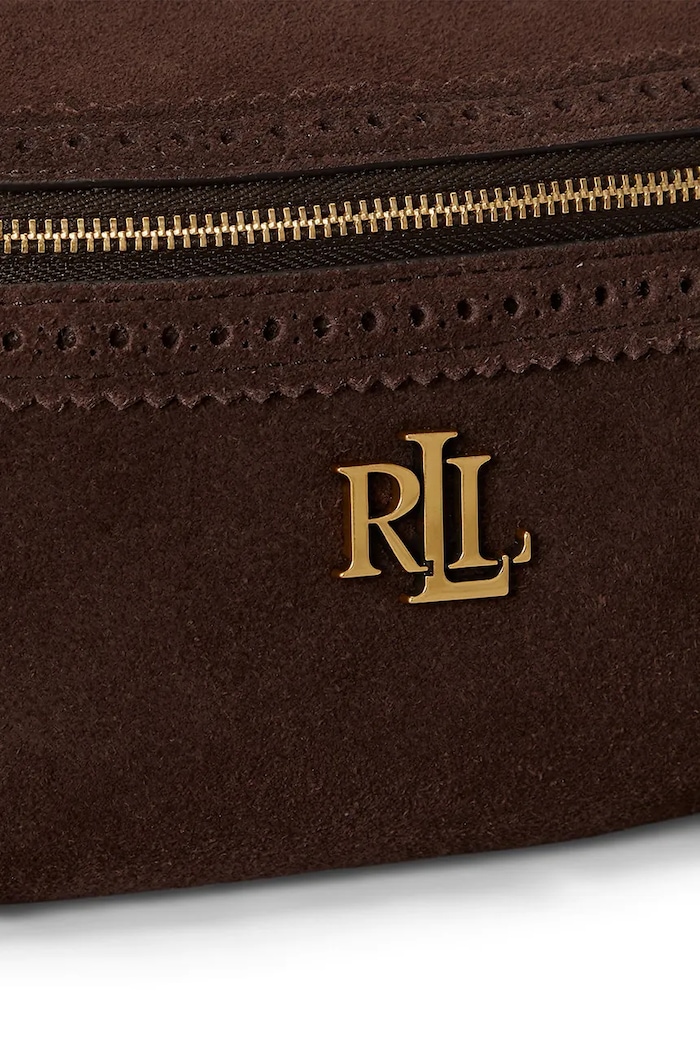 Lauren Ralph Lauren torebka crossbody damska skórzana 431P15644 brązowy