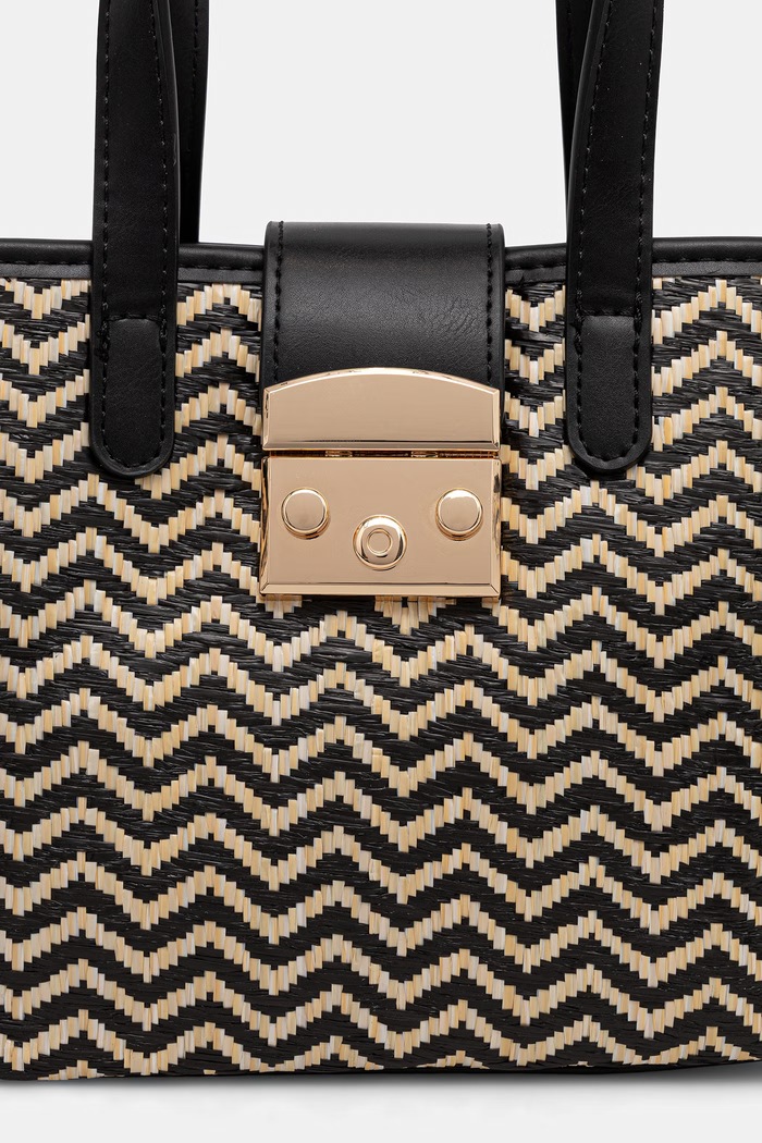 Akcesoria Morgan torebka crossbody damska pleciona 2ALIZEE 261.2ALIZEE beżowy