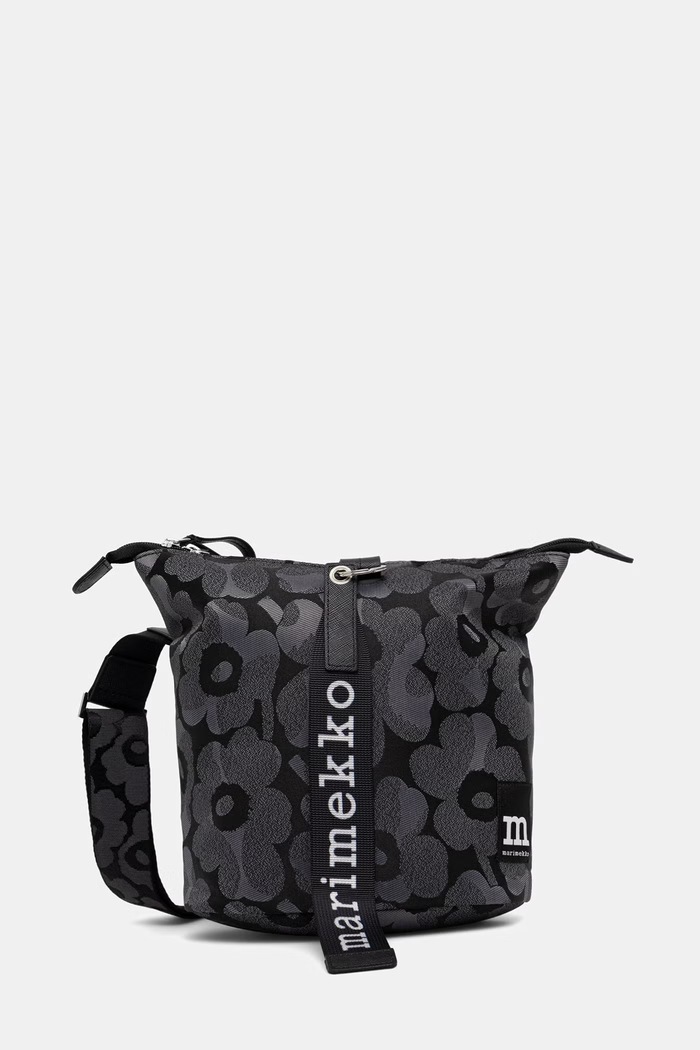 Marimekko чанта crossbody дамска сив 095837