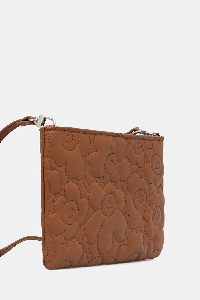 Marimekko χιαστί Γυναικεία δερμάτινη 096187 καφέ AW26