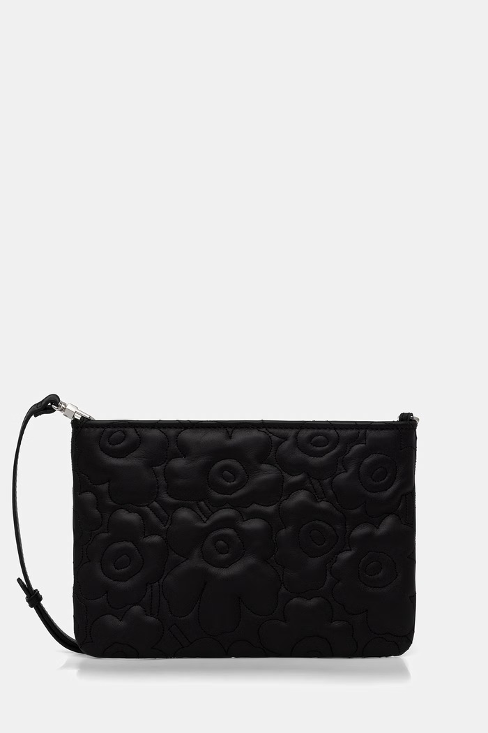 Marimekko χιαστί γυναικεία δερμάτινη μαύρο 096187