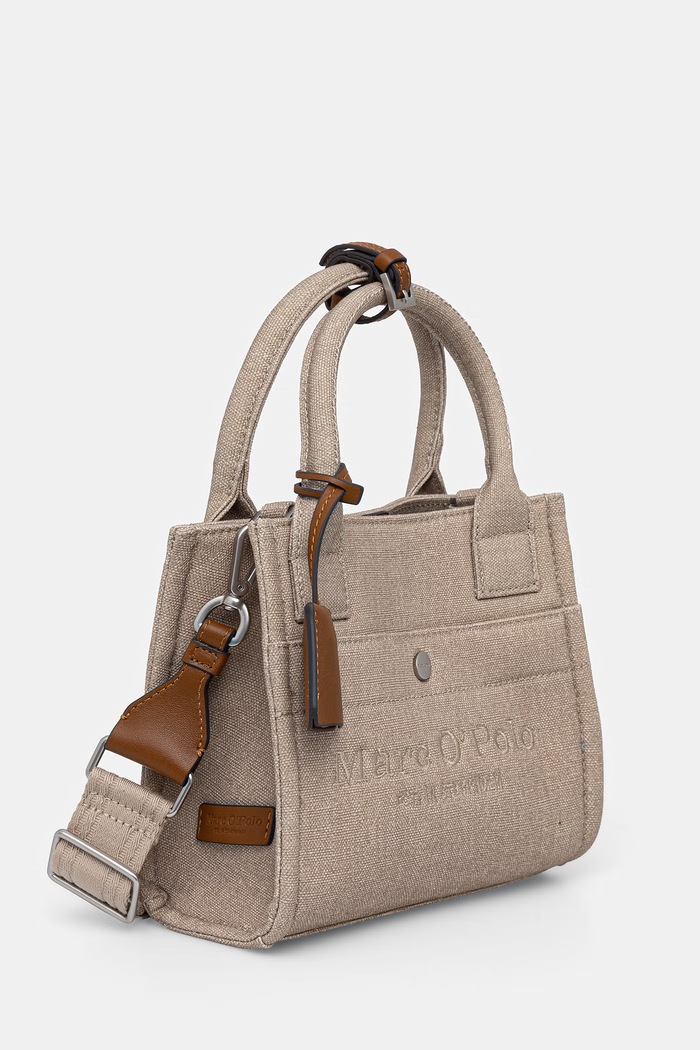 Marc O'Polo torebka crossbody damska bawełniana 5000010864 beżowy AW26