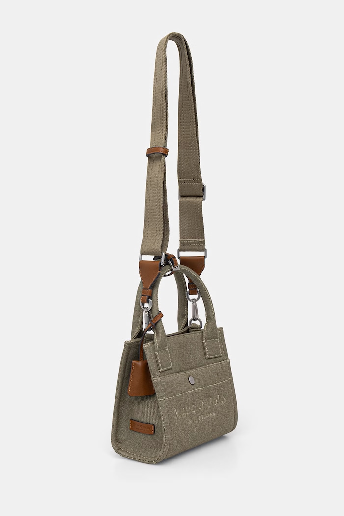 Akcesoria Marc O'Polo torebka crossbody damska bawełniana 5000010864 zielony