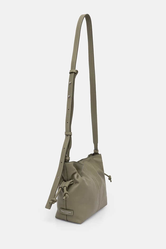 Marc O'Polo torebka crossbody damska skórzana 5000010837 zielony AW26