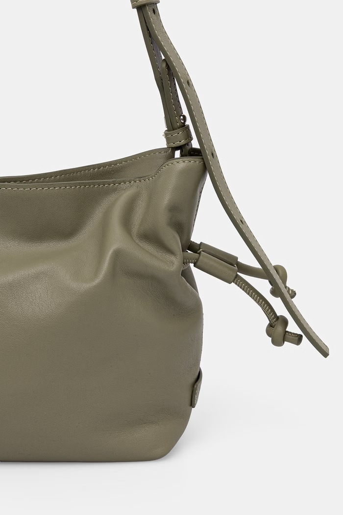Marc O'Polo torebka crossbody damska skórzana zielony 5000010837